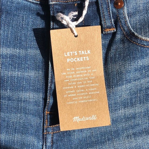 NEW Madewell 9" Mid-Rise Skinny Jeans in York Wash - Picture 7 of 10